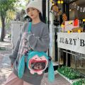 24×22cm Hatsune Miku Shoulder Bag New Backpack Cute Anime Girl Cartoon Kawaii Knapsack Student Bag Packet Kids  Toys. 