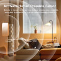 ZigBee WiFi MmWave Human Presence Motion Sensor Radar Detector With Luminance/Distance Detection Tuya Smart Life Home Automation. 