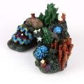 Fish Tank Ornament Simulated Coral Reef Island Resin Plant Mountain Aquarium Decoration Home Landscaping Background Decor.