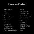 TEUCER B12025 12cm PC Case CPU Cooler 1800RPM 4PIN PWM High performance Mute Ventilador Desktop Chassis Cooling Fan. 