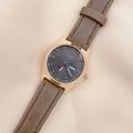 Tomi watches authentic brand watch waterproof watch women's day-to-date leather strap watch 30mm dial. 