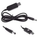 USB to DC Power Cable 5V to 12V DC Power Converter Router Cable Module 5.5x2.1mm. 