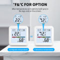 ONENUO Tuya WIFI Temperature Humidity Sensor Hygrometer Thermometer Smart Home Backlight Smart Life Support Alexa Assistant. 