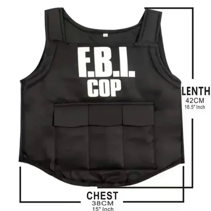 2025%20Halloween%20Kinderen%20Fbi%20Swat%20Pakken%20Cosplay%20Kleding%20Mini%20Kogelvrij%20Vest%20Helm%20Swat%20Pak%20Set%20Halloween%20Party%20Dress%20Up%20-%20Image%205