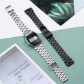 for Casio Stainless Steel Strap 18mm Metal Watchband for A158/A159/AQ230/F91W/AE1200/AE1300/B650/AQ230 Square Bracelet Wristbelt. 
