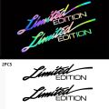 2pcs Limited Edition Emblem Badge auto car Sticker Limited Edition Logo for Car Motorcycle Truck Bike.