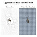 DIY Window Net Window Screen PP Nano Mesh Easy Install Mosquito Net for Garden Netting and Frog Farm Fence Durable. 