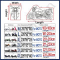 Motorcycle Cover Universal Outdoor UV Protector Scooter All Season Waterproof Bike Rain Dustproof Cover M L XL 2XL 3XL 4XL 190T. 