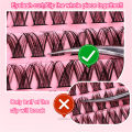 Lash Clusters 120pcs Cluster Lashes 8-16mm Wispy Individual Lashes Extensions Natural Look Lashes D Curl Fluffy Cluster Lashes D. 