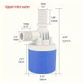 Fully Automatic Water Level Control Float Valve 1/2" Auto Shut Off Automatic Water Stop Automatic Water Make-up Controller.