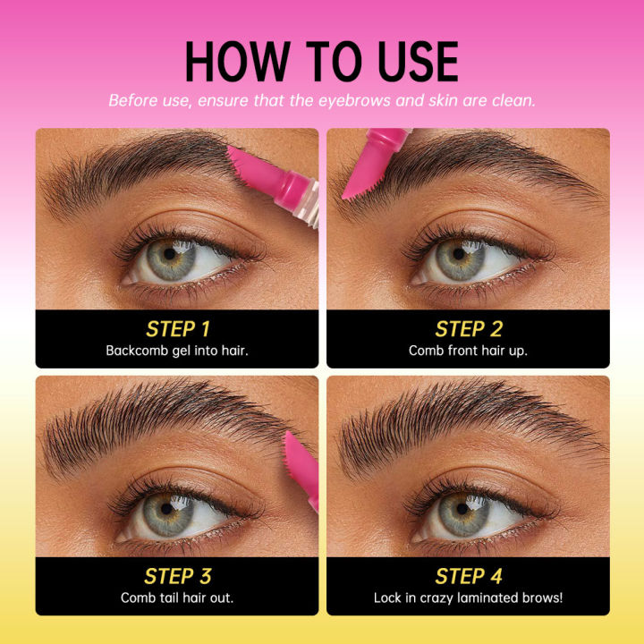 Super%20Lift%20Brow%20Glue%20Lamination%20Gel%20Crazy%20Lift%20Brow%20Long-lasting%20Strong%20Hold%20&%20Built-In%20Styling%20Comb%20Clear%20Eyebrow%20Gel%20Cosmetics%20-%20Image%205