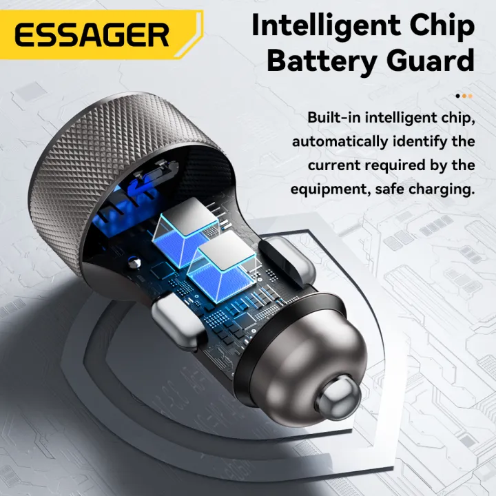 Essager%20USB%20C%20Car%20Charger%2045W%202%20Ports%20PD3.0%20QC3.0%20Digital%20Display%20Car%20Phone%20Charger%20For%20iPhone%2016%2015%20%20%20%20%20-%20Image%205