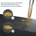 Heat Set Insert Soldering Iron Tip Head M2 M2.5 M3 M4 M5 M6 Hot Melt Insets Nut Brass Embedded Thread Insertion Kit For Plastic. 