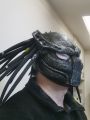 Alien Hunter Mask Alien War Iron Blood Warrior Mask Terror Latex Headset Halloween Masks Alien Monster Hunter Cosplay Masque. 