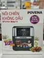 Povena Large Air Fryer, 12L Qt Air Fryers, 9 in 1 XL Air Fryer, 1700W Airfryer Oilless Cooker with LCD Touchscreen, Temp/Time Control for Bakes, Thaw, ETL Certified 1 Year Warranty. 