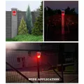 New Solar Infrared Motion Sensor Alarm With 110db Siren Strobe Light For Home Garden Carage Shed Carvan Security Alarm System. 