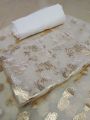 Banarsi Lorex Zaree Shirt and Dupatta with raw Silk Trouser 3PC Suit. 
