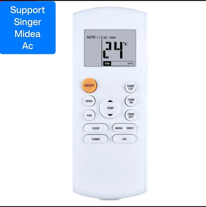 Air-conditioning%20Remote%20Control%20For%20SINGER,%20MIDEA%20Ac%20-%20Image%205