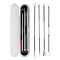 4PCS Blackhead Remover Acne Needle Tools Set Face Cleaning Black Dots Pimple Comedone Extractor Pore Cleaner Skin Care Products. 