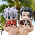Anime JJK Figure Geto Suguru look up figure Q edition Satoru Gojo figure geto and gojo Action Figure Sitting pose Model Toy . 