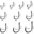 High Carbon Steel Fishing Hooks 400pcs 3-12# Fishing Hook Set For Saltwater And Freshwater Gear Tackle Accessories With BoxLow. 