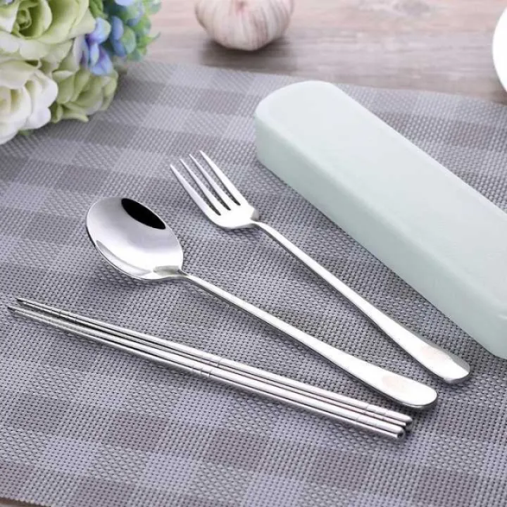 4Pcs/Set%20Stainless%20Steel%20Chopsticks%20Spoon%20Fork%20Steak%20Knife%20with%20Storage%20Case%20Travel%20Camping%20Cutlery%20Set%20Portable%20Tableware%20-%20Image%202