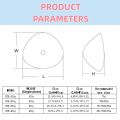 1pc Transparent Silicone Breast Pads, Hot Spring Silicone Prosthetic Breast, Swimming Special Fake Breast, Sports Swimsuit Chest.