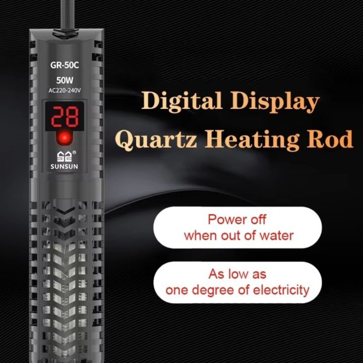 Quartz%20Glass%20Aquarium%20Submersible%20Heater%20Adjustable%20Temperature%20LCD%20Display%20Heating%20Rod%20Non-%20Glass%2050w-500w%20Aquarium%20Thermostat%20-%20Image%202