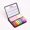 Creative Business Paper Brick Notepad Sticky Note Paper PU Note Box Office Stationery Set Note Strip. 