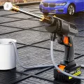 Factory New Lithium Battery Water Washing 24 V Wireless Car Washer Electric Portable Water Gun. 
