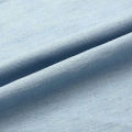145cm Cotton Denim Fabric Blue Washed Micro Elastic Breathable per Yard for Shirt Apparel Bags Cushion Quilting Sewing Supplies.