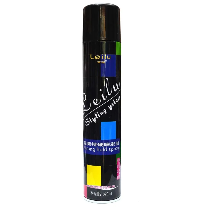 leilu%20Styling%20Hair%20Spray%20Cooling%20With%20Stong%20Hold%20320ml%20-%20Image%203