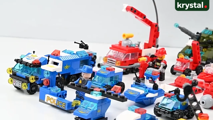 【Krystal】6-in-1 Mini Brick Building Blocks Toy Set, Micro Block ...