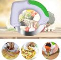 Circular Rolling Knife Stainless Steel, Universal Kitchen Knife, Round Knife Kitchen Cutter with Cover, Circular Rolling Knife. 