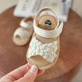 Baby Girls Boys Sparkly Bowknot Sandals Premium Soft Anti-Slip Sole Infant Summer Outdoor Shoes Toddler First Walkers.