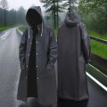 EVA Long Raincoat Unisex Male Women Rain Coats Poncho Suit Jacket Tourist Bike Ladies Running Hooded Hiking Rainwears Waterproof. 