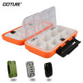 Goture Waterproof Fishing Box Double Side Removable Grid,Fishing Tackle Box for Bait Lure Hooks Storage,Carp Fly Fishing Box. 