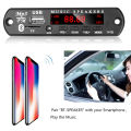 Bluetooth5.0 Mini MP3 WMA Audio Module Decoder Board 9V 12V USB TF Radio Wireless Music Car MP3 Player With Remote Control. 