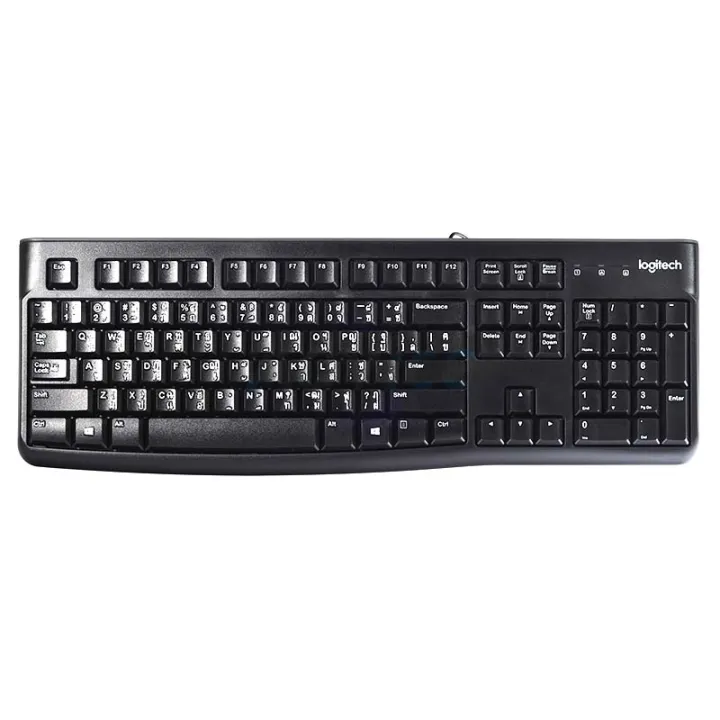 Logitech%20keyboard%20K120%20usb/black%20Thai%20font%20-%20Image%204