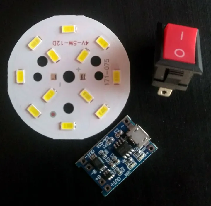 DC%204%20Volt%205%20Watt%20LED%20Lamp%20Combo%20Package%20(4V%205W%20Led%20Lamp%20Plate,%20TP4056%20Charging%20Module,%20On/Off%20Switch)%20-%20Image%204