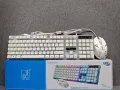 AOC KM100 Cool Backlit Keyboard and Mouse Combo Ergonomic Waterproof Keyboard Color Backlight for Computer PC Laptop  Extra 2% Off. 