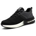 Air Cushion Work Safety Shoes Men Construction Shoes Breathable Lightweight Work Sneakers Anti-Smash Steel Toe Safety Boots.