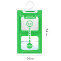 10Pcs Moisture Absorber Hanging Bag Moldproof Wardrobe Antihumidity Bags Dry Bag Dehumidification For Closet Indoor Desiccant.
