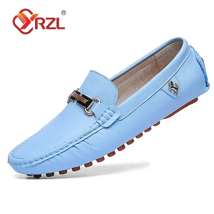 YRZL%20Shoes%20Men%20Handmade%20PU%20Leather%20Loafer%20Casual%20Driving%20Flats%20Slip-on%20Shoes%20Luxury%20Comfy%20Moccasins%20White%20Loafers%20Shoes%20for%20Men%20-%20Image%207