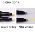 1/2pcs Mirror Marker Pen DIY Reflective Paint Pens Mirror Markers Chrome Gold/Silver Marker Signature Car Styling Art Craftwork.