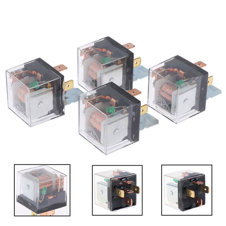 Auto Return Relay 1pc 5Pin 4Pin Waterproof Automotive Relay 12V 100A SPDT Car Control ...