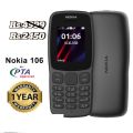 Nokia 106 double sim PTA approved mobile phone made by vetonam keypad cell. 