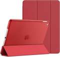 JETech Case for iPad Air 2 (2nd Generation), Smart Cover Auto Wake/Sleep (Red. 