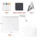 LED Drawing Board Acrylic Message Board Erasable USB Drawing Board Birthday  Advertising for Creative Activities with Stand. 