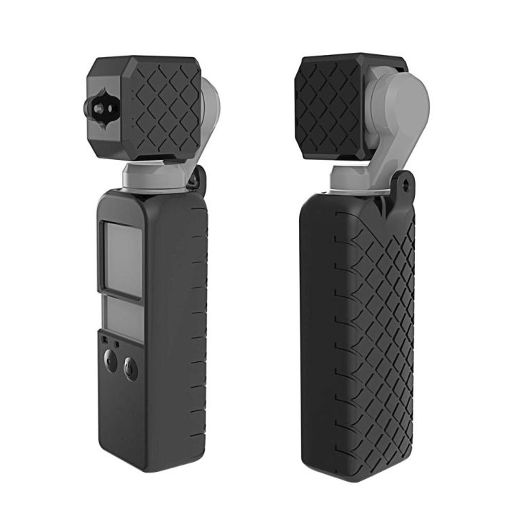 PULUZ 2 in 1 Diamond Texture Silicone Cover Case Set for DJI OSMO Pocket Shell